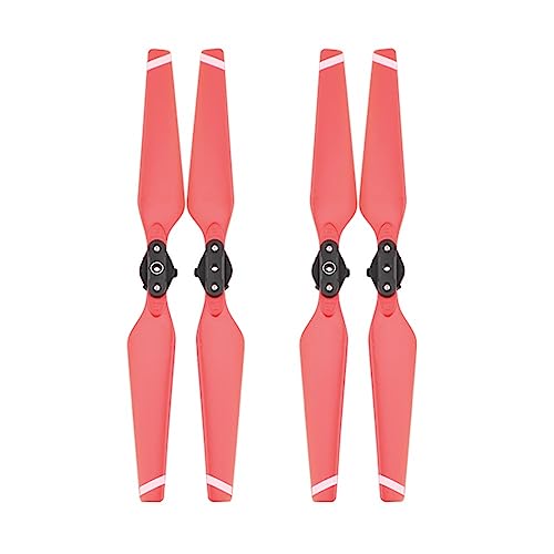 KLAPR 8330 Propeller für DJI Mavic Pro Drohne Schnellverschluss-Requisiten Klappklinge Ersatzteile Ersatzklinge CW CCW Zubehör (Farbe: 2 Paar Rot) von KLAPR