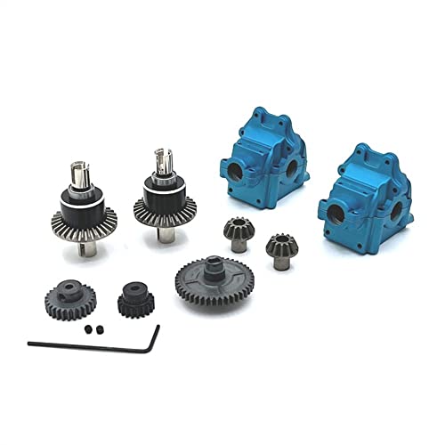 KLAPR For 124007 124017 124019 144001 144010 144002 RIaarIo XDKJ-001 XDKJ-006 AM -X12 RC Car Parts Metal Upgrade Assembly Set (Sky Blue) von KLAPR