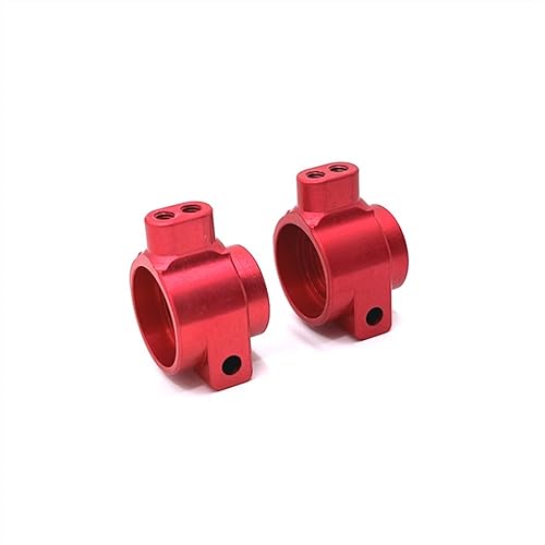 KLAPR Metal Upgrade Hinterachse Cup für 1/10 104072 104001 104002 RC Auto Ersatzteile (Rosso) von KLAPR