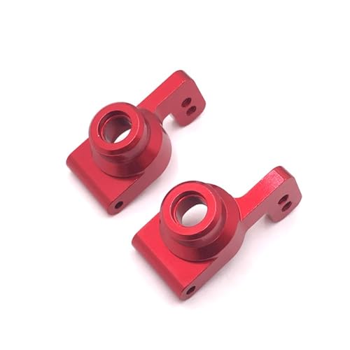 KLAPR Metal Upgrade Rear Cup for 1/14 144010 144001 144002 1/12 124016 124017 124018 124019 RC Car Parts (Rosso) von KLAPR