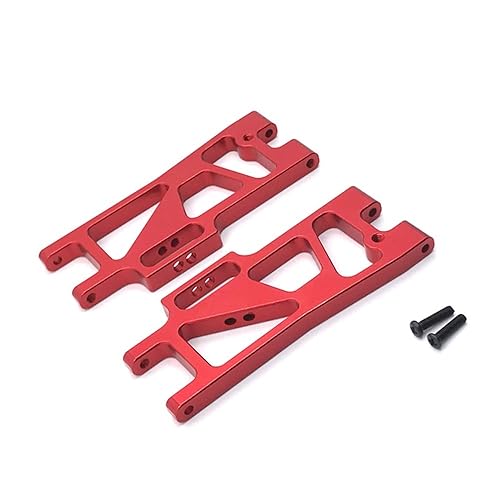 KLAPR Metall-Upgrade-Modifikation vorne unten Schwinge für 104009 12401 12402 12403 12404 12409 RC Autoteile (Rosso) von KLAPR