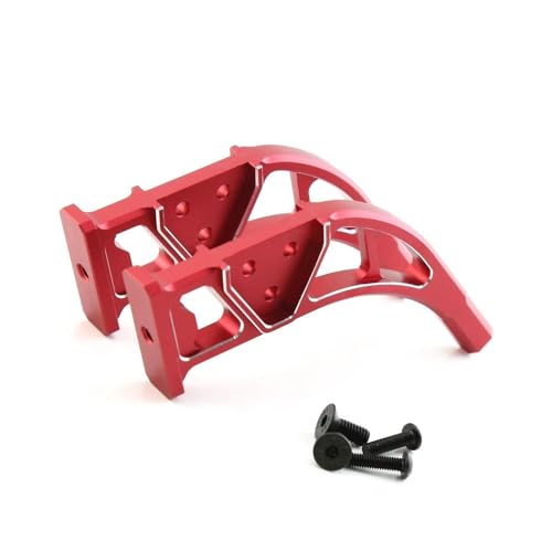 KLAPR Metalldiffusor unterstützt Heckflügelstützrahmen für Arrma 1/7 Infraction Limitless Felony 6S BLX RC Auto-Upgrade-Teile (Farbe: Rosso) von KLAPR