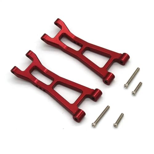 KLAPR Metallteile unterer Arm hinten für 16207 16208 16209 16210 H16 RC Auto (Rosso) von KLAPR