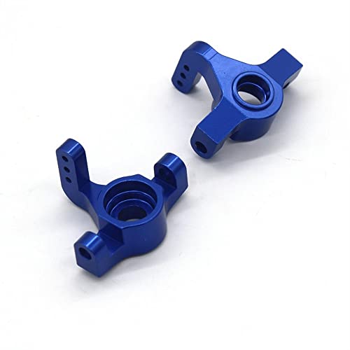 KLAPR for Wltoys Rc Car 104009 12402-A Metal Upgrade Parts Steering Cup （0227） Zubehör für RC-Autos (Color : Blauw) von KLAPR