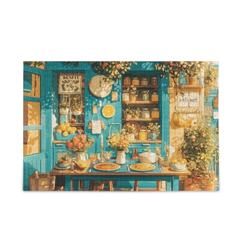 Italienischer Stil Tisch Pasta Pizza Puzzle Holzpuzzles Schwierige Gehirn-Teaser für Erwachsene 1000 Teile Italienischer Stil Tisch Pasta Pizza Puzzle Holzpuzzles Schwierige Gehirn-Teaser für Erwachsene 1000 Teile von KLL