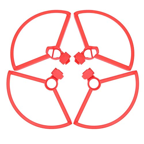 KLLJRFW 4PCS Propellerschutzblätter Schutzringschutz Passender Komplettsatz Propellerschutz Kompatibel mit Mavic Mini 2 Drone (Red) von KLLJRFW