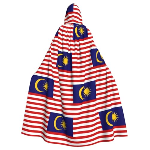 KLNBV Kapuzenumhang mit Malaysia-Flagge: eine Mischung aus Mode und Komfort von KLNBV