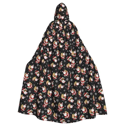 KLNBV Merry Christmas Happy Hooded Cloak: A Blend Of Fashion And Comfort von KLNBV