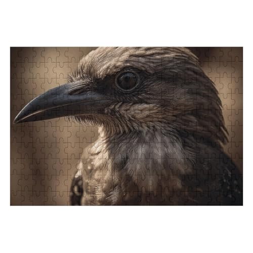 200 Teile Puzzle für Erwachsene Holz Herausforderung Puzzle Eine Art Vogel Benutzerdefiniertes Bild Puzzle für Erwachsene Familienspielabende Schwieriges Holzpuzzle von KLOPH