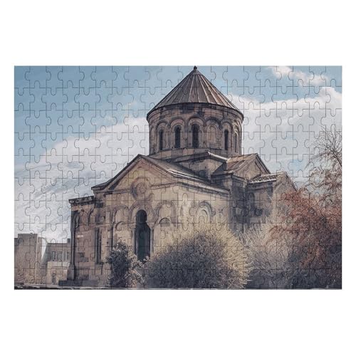 200 Teile Puzzle für Erwachsene Holzpuzzle Armenische Kirche Benutzerdefiniertes Bild Puzzle für Erwachsene Familienspielabende Schwieriges Holzpuzzle von KLOPH