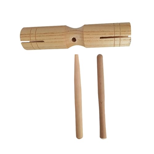 Double Boom Musik Rhythmus Blöcke Hartholz Rhythmus Sticks Holz Bausteine Orff Instrument Holzblock Percussion Blöcke Orff Instrument Spielzeug Für Musik Anfänger Musikbegeisterte von KLOVA