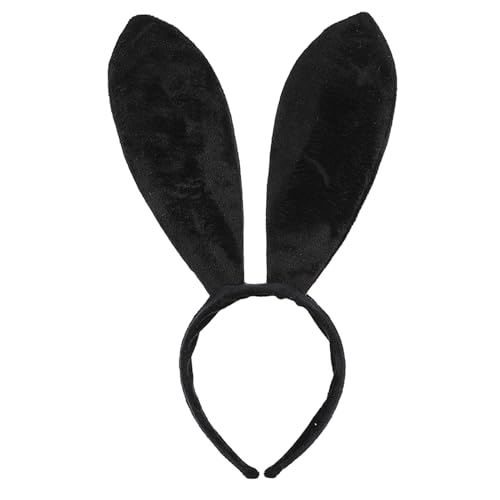 KLOVA Langes Stirnband Krawatte BunnyGirl Kostüm Set Club Party Zubehör Bühne Requisiten Weiblich Rollenspiel Cosplay Kostüm Halloween Kostüm Zubehör von KLOVA