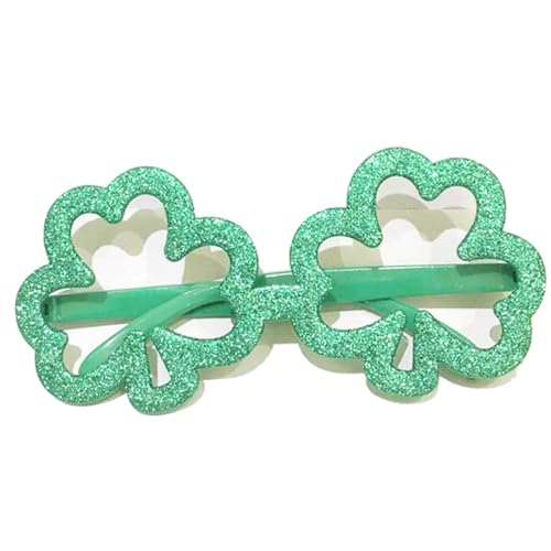 KLOVA Patricks Day Brille, grünes Kleeblatt, Patricks-Brille, irische Brille, Patrick's Day, Zubehör, Geschenke, Patrick's Day-Brille, irische Papierbrille von KLOVA