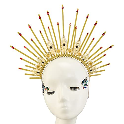 Stirnband HaloCrown Stirnband Stirnband Kopfschmuck Spiked Kopfschmuck HaloCrown Kopfschmuck Kopfschmuck von KLOVA