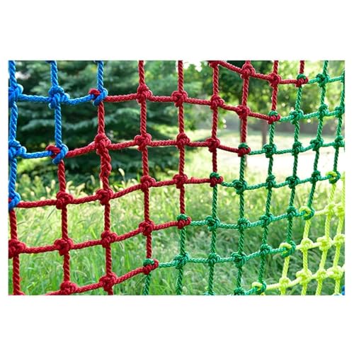 KLRCPQWU Kletternetz für Kinder Outdoor, Warennetz aus Polyamid, Strapazierfähiges Treppensicherheitsnetz, für universelles Mehrzweck-Schutznetz(10mm-10cm,1X10m/3.3X32.81ft) von KLRCPQWU