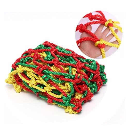 KLRCPQWU Kletternetz für Kinder Outdoor, Warennetz aus Polyamid, Strapazierfähiges Treppensicherheitsnetz, für universelles Mehrzweck-Schutznetz(8mm-6cm,1X2m/3.3X6.6ft) von KLRCPQWU