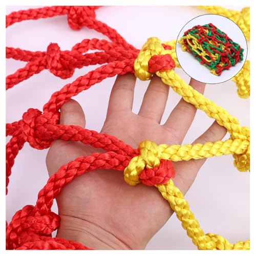 KLRCPQWU Schutznetz Sicherheitsnetz Nylon Ladungs Seilnetz Farbe Dekoratives Seilnetz, Kinder Fallschutznetz, Treppen Schutznetz, Sicherheitsnetz, Outdoor(10mm-12cm,1X8m/3.3X24.25ft) von KLRCPQWU