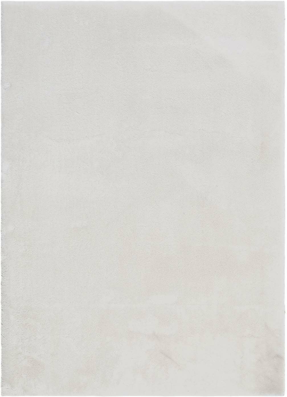 KM Carpets Cozy Teppich 133x190 cm, White von KMCarpets