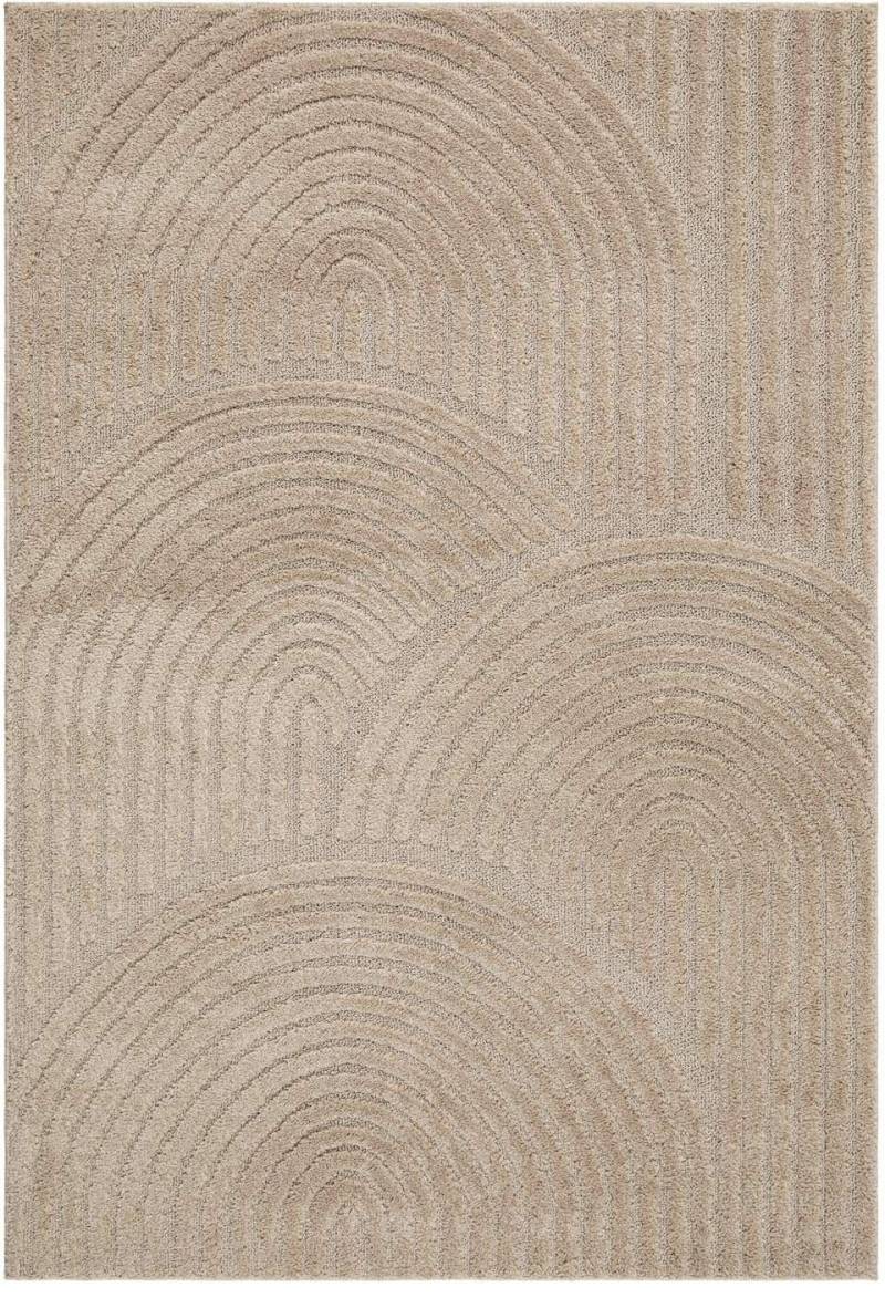 KMCarpets Doria Zen Teppich 120x170 cm, Leinenfarben von KMCarpets