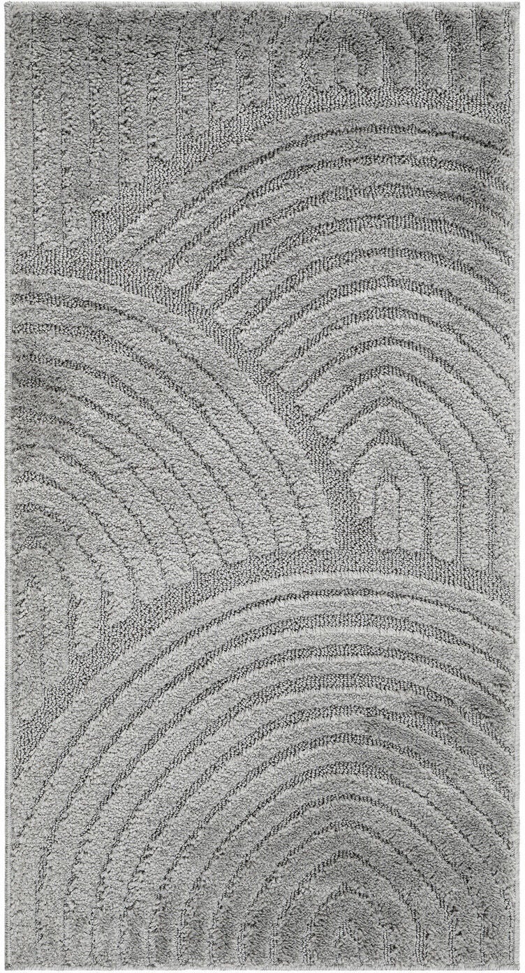 KMCarpets Doria Zen Teppich 80x150, Grau von KMCarpets