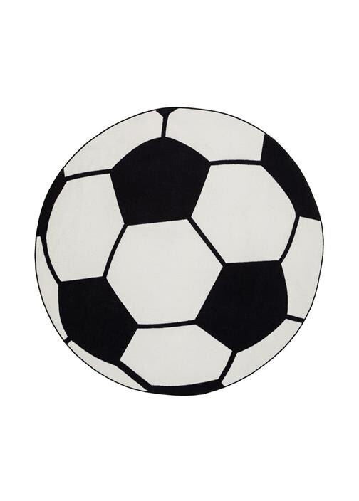 KMCarpets Teppich Play Fußball Rund 133 cm von KMCarpets