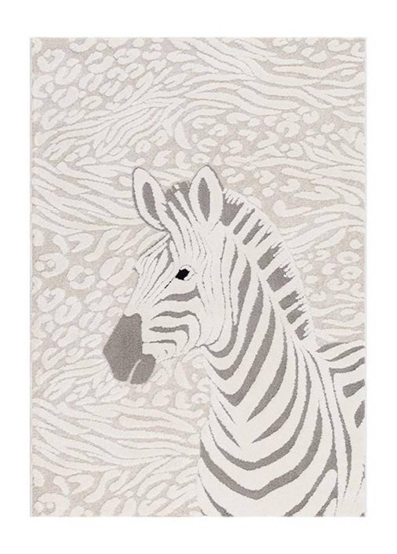 KMCarpets Teppich Zebra 120x170 cm, Creme von KMCarpets