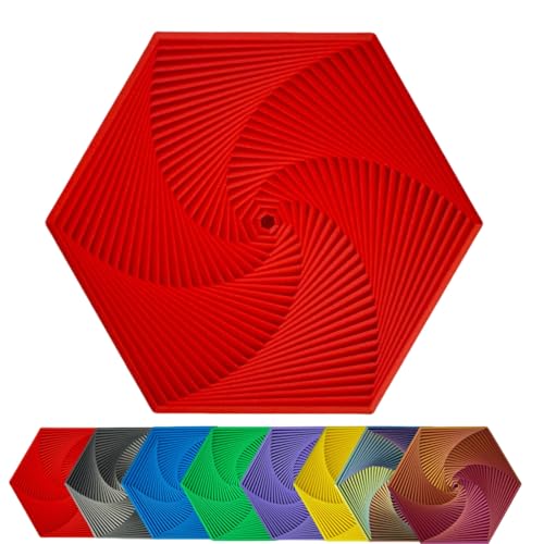 Fraktales Fidget Sechseck, 3D gedrucktes sechseckiges Spielzeug, 2024 Sechseck Spirale Fidget Spielzeug, 3D gedrucktes Sechseck Fidget Spielzeug, gedruckter Unendlichkeitswürfel, perfekte Erwachsene K von KMEYLE