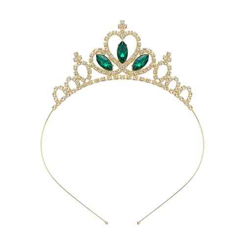 KMGDM Queen Crowns Blingbling Stirnband Herz Kopfbedeckung glitzernde Foto-Requisiten Halloween Party Kopfbedeckung Cosplay Zubehör von KMGDM