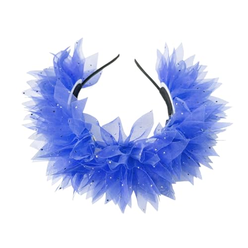 KMGDM Tüll Flapper Stirnbänder Karneval Abschlussball Tänzer Kopfschmuck für Party Karneval Feiern Kopfbedeckung Haarstyling von KMGDM