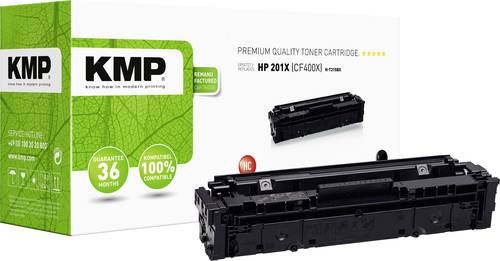 KMP Toner ersetzt HP 201X, CF400X Kompatibel Schwarz 2800 Seiten H-T215BX 2536,3000 von KMP