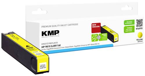 KMP Druckerpatrone ersetzt HP 981X, L0R11A Kompatibel Gelb H169YX 1755,4009 von KMP