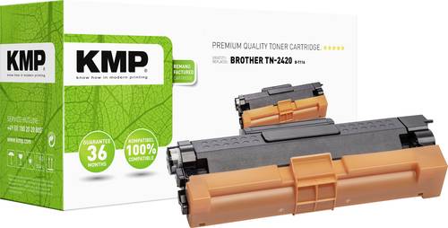 KMP Toner ersetzt Brother TN-2420 Kompatibel Schwarz 3000 Seiten B-T116 1267,3000 von KMP