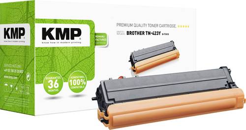 KMP Tonerkassette ersetzt Brother TN-423Y, TN423Y Kompatibel Gelb 4000 Seiten B-T101X von KMP