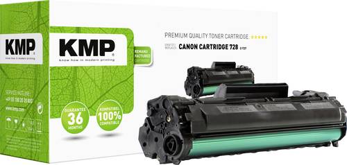 KMP Toner ersetzt Canon 728 Kompatibel Schwarz 2300 Seiten C-T27 1230,1000 von KMP