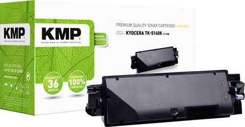 KMP Tonerkassette ersetzt Kyocera TK-5140K Kompatibel Schwarz 7000 Seiten K-T75B von KMP