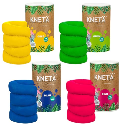 KNETÄ KNET Set I SPARBUNDLE I XXL Papierdose (1.000g) - Vegane Spielknete für Kinder ab 1 Jahr I Made in Germany (Bundle M (1)) von KNETÄ