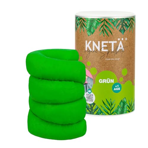 KNETÄ XXL Papierdose (1.000g) - Vegane Spielknete für Kinder ab 1 Jahr I Made in Germany (GRÜN) von KNETÄ