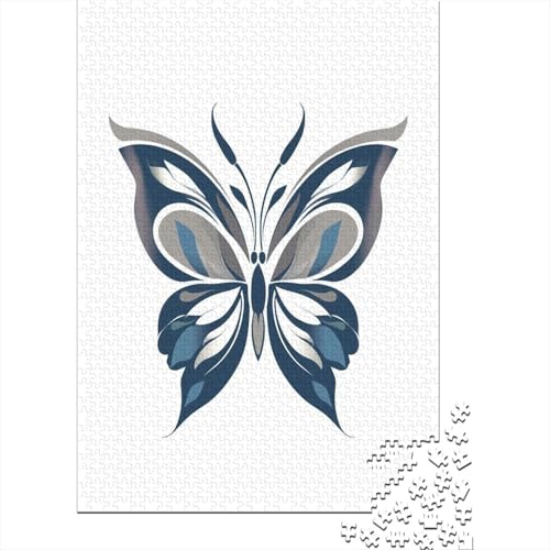 Schmetterling Puzzle 1000 Teile Puzzles Für Erwachsene Klassische Puzzles 1000 Teile Erwachsene Puzzlespiel Erwachsene 1000 Teile Erwachsenen Puzzlespiel Puzzel 1000pcs (75x50cm) von KNNDUIAOE