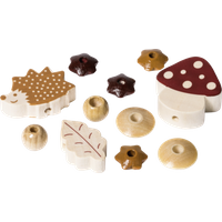 KNORR PRANDELL 216023658 Holzperlen-Mix „Igel“ | braun/natur, 11 Stück KNORR PRANDELL 216023658 Holzperlen-Mix „Igel“ | braun/natur, 11 Stück von KNORR PRANDELL