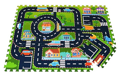 KNORRTOYS.COM 21027 Puzzlematten, „Straße“/ 12-TLG./ 30 cm von KNORRTOYS.COM