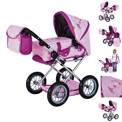 KNORRTOYS.COM 63137 Puppenwagen, Princess pink von KNORRTOYS.COM