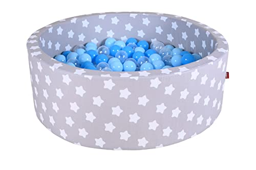 KNORRTOYS.COM 68163 - Bällebad Soft - Grey White Stars - 300 Bälle Soft Blue/Blue/transparent KNORRTOYS.COM 68163 - Bällebad Soft - Grey White Stars - 300 Bälle Soft Blue/Blue/transparent von KNORRTOYS.COM
