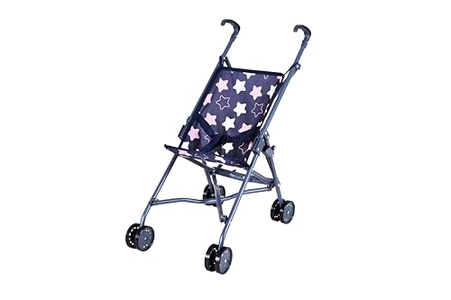 Knorrtoys 12643 - Puppenbuggy SIM - Star Blue pink von KNORRTOYS.COM