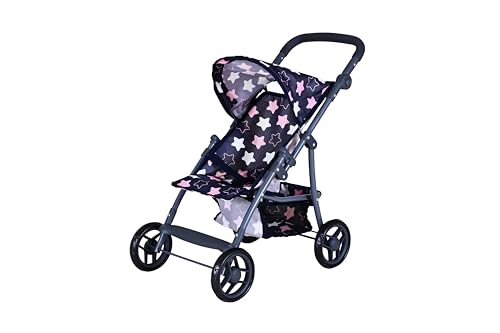 Knorrtoys 16843 - Puppenbuggy Liba - Star Blue pink von KNORRTOYS.COM