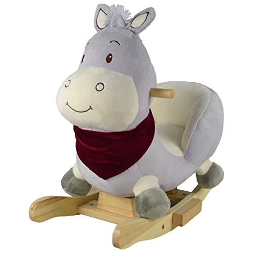 Knorrtoys 40375 Schaukeltier Paul Donkey Grey mit Sound von KNORRTOYS.COM