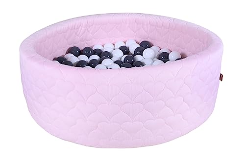 Knorrtoys 68194 - Bällebad soft - "Cosy heart rose" - 300 Bälle grey/creme Knorrtoys 68194 - Bällebad soft - "Cosy heart rose" - 300 Bälle grey/creme von KNORRTOYS.COM