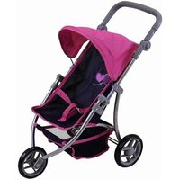 KNORRTOYS 16533 Puppenbuggy Jogger Lio - flying hearts blue pink KNORRTOYS 16533 Puppenbuggy Jogger Lio - flying hearts blue pink von KNORRTOYS