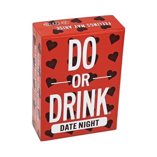 Do Or Drinks Dates Nights Lustiges Familienkartenspiel für Erwachsene, Teenager und Kinder für Familienspieleabende, Partyspiel, Kartenspiel für Kinder und Erwachsene von KNQSTYJV