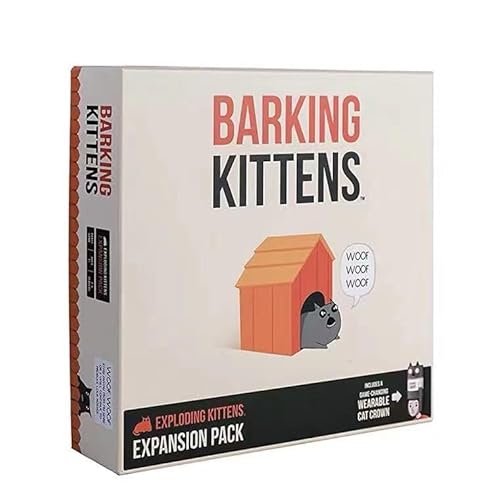 KNQSTYJV Barking Kittens – Lustiges Familienkartenspiel für Erwachsene, Teenager und Kinder, für Familienspieleabende, Partyspiel, Kartenspiel für Kinder und Erwachsene von KNQSTYJV