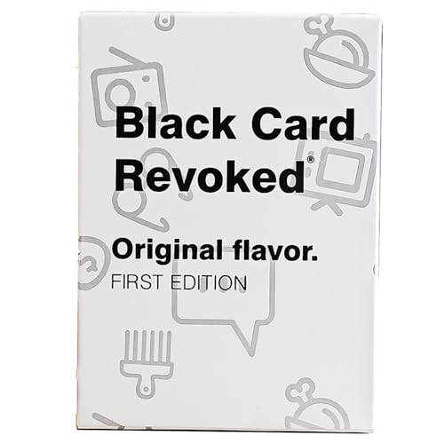 KNQSTYJV Blacks Cards Revokeds – Lustiges Familienkartenspiel für Erwachsene, Teenager und Kinder, für Familienspieleabende, Partyspiel, Kartenspiel für Kinder und Erwachsene von KNQSTYJV